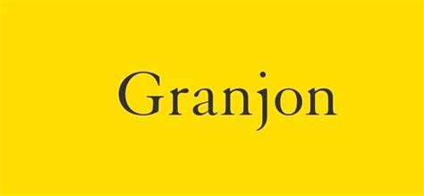 granjon font free download.